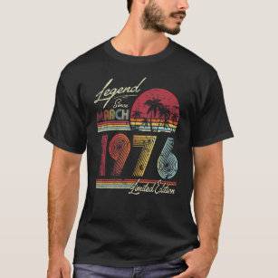 Legend Since March 1976 46 Years Old 46th Birthday T-Shirt