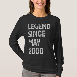 Legend Since May 2000 22nd Birthday Men Women T-Shirt