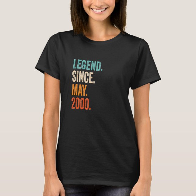 Legend Since May 2000 23rd Birthday T-Shirt (Front)
