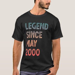 Legend Since May 2000 25th Birthday Men Women T-Shirt