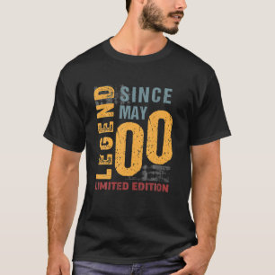 Legend Since May 2000 Gift For 22 Years Old 22Th B T-Shirt
