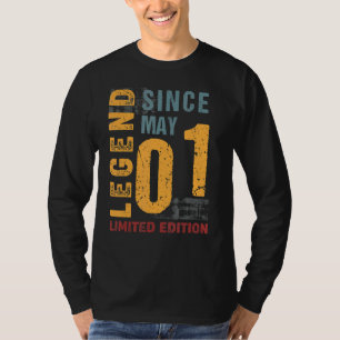 Legend Since May 2001 For 21 Years Old 21th Birth T-Shirt