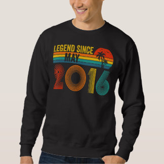 Legend Since May 2016 6th Birthday 6 Years Old Vin Sweatshirt
