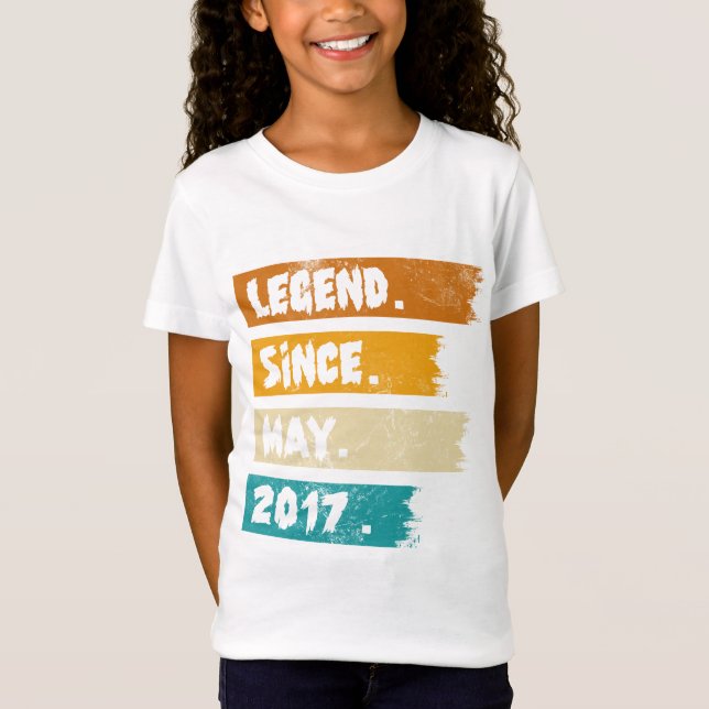 Legend Since may 2017 T-Shirt (Front)