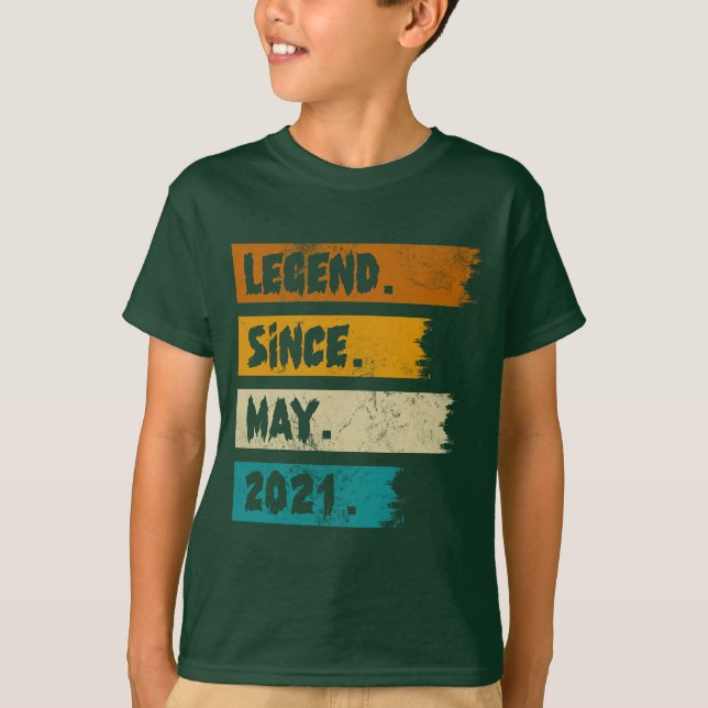 Legend Since may 2021 T-Shirt (Front)