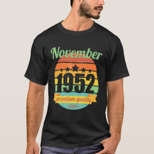 Legend Since November 1952 70 Years 70s 70 Birthda T-Shirt