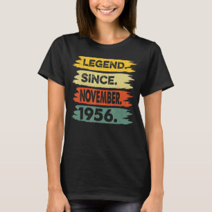 Legend Since November 1956 66th Birthday 66 Years T-Shirt