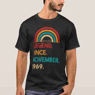 Legend Since November 1969 53rd Birthday Born In T-Shirt