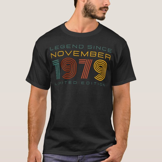 Legend Since November 1979, Limited Edition Men's  T-Shirt (Front)
