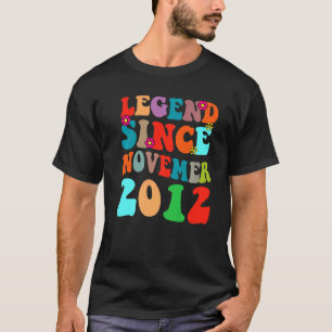 Legend Since November 2012 Vintage Birthday Retro  T-Shirt