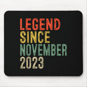 Legend Since November 2023 2nd Birthday 2 Year Old Mouse Pad