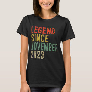 Legend Since November 2023 2nd Birthday 2 Year Old T-Shirt