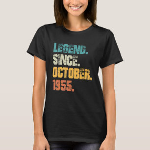 Legend Since October 1955 67th Birthday 67 Years T-Shirt