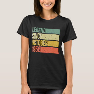 Legend Since October 1956 66 Years Old 66th Birth T-Shirt