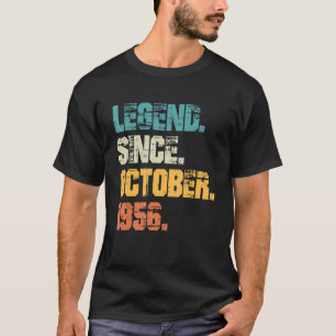 Legend Since October 1956 66th Birthday 66 Years T-Shirt