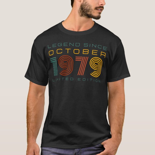 Legend Since October 1979, Limited Edition Men's T-Shirt (Front)