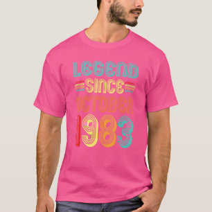 Legend Since October 1983 Retro 39 Years Old 39th T-Shirt