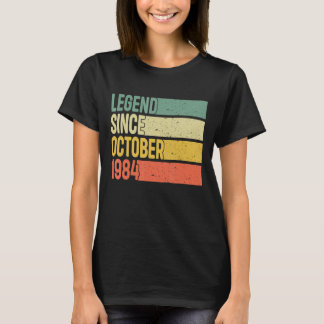 Legend Since October 1984 38 Years Old 38th Birthd T-Shirt