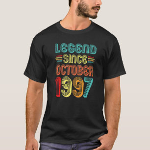 Legend Since October 1997 Retro 25 Years Old 25th T-Shirt