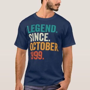 Legend Since October 1999 23 Years Old Gifts 23rd  T-Shirt