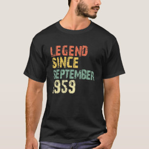 Legend Since September 1959 60th Birthday Gift 60 T-Shirt