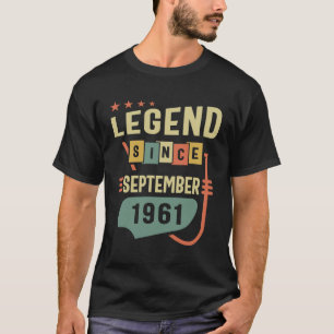 Legend Since September 1961 62nd Birthday T-Shirt