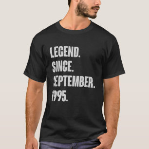 Legend Since September 1995 27 Year Old 27th Birt T-Shirt