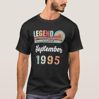 Legend Since September 1995 27 Years Old Vintage B T-Shirt