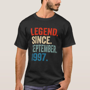 Legend Since September 1997 25th Birthday 25 Years T-Shirt