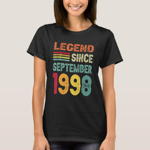 Legend Since September 1998 24th Birthday 24 Years T-Shirt