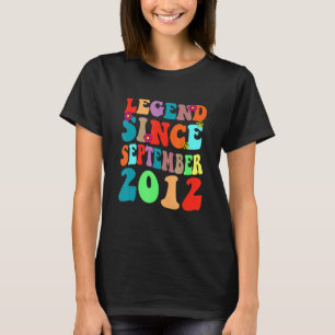 Legend Since September 2012 Vintage Birthday Retro T-Shirt