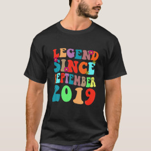 Legend Since September 2019 Vintage Birthday Retro T-Shirt
