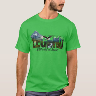 Legend Still Wild at Heart Outdoor Graphic T-Shirt