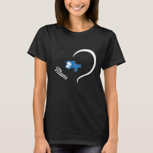 Legend Titans Logo Half Heart Slogan Hs T-Shirt