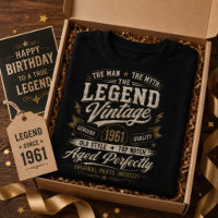 Legend Vintage 1961 Aged Perfectly 65th Birthday
