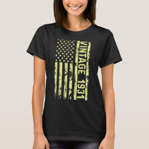 Legend Vintage Us Flag Since 1931 For Men Women 19 T-Shirt