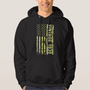Legend Vintage Us Flag Since 1939 For Men Women 19 Hoodie