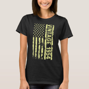 Legend Vintage Us Flag Since 1954 For Men Women 19 T-Shirt