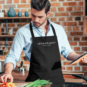 Legendaddy for Legendary Dads simple minimalist Apron