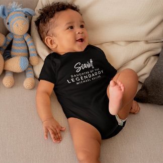 Legendaddy for Legendary Kids minimalist  Baby Bodysuit