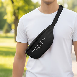 Legendaddy since for Legendary Dads minimalist  Bum Bags