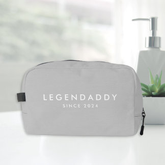Legendaddy since for Legendary Dads minimalist Dopp Kit
