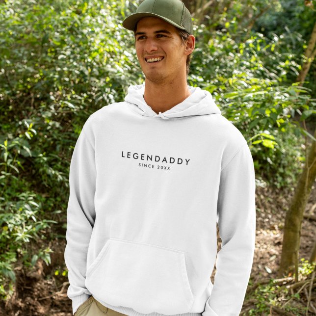 Legendaddy since for Legendary Dads minimalist  Hoodie (Creator Uploaded)