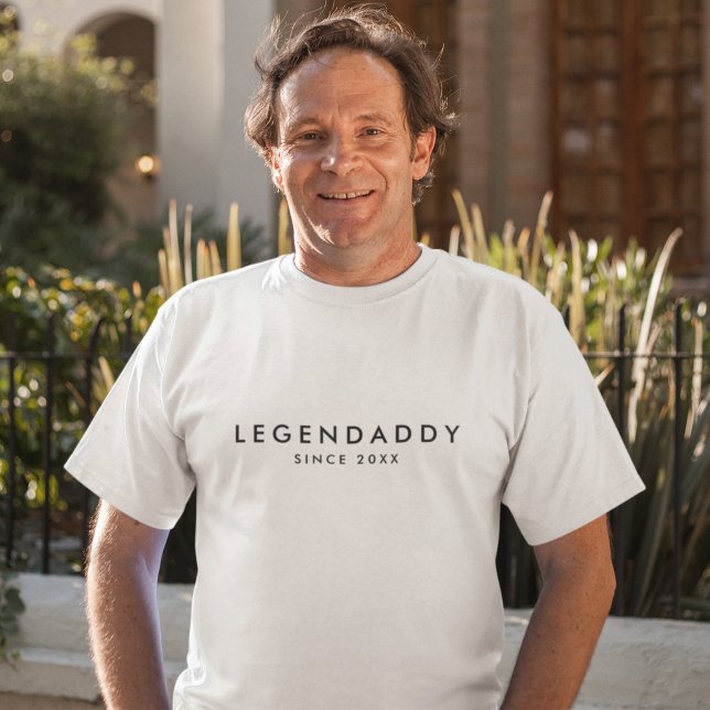 Legendaddy since for Legendary Dads minimalist  T-Shirt (Creator Uploaded)