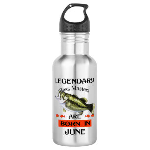 Legendary Bass Masters Are Born in June 532 Ml Water Bottle