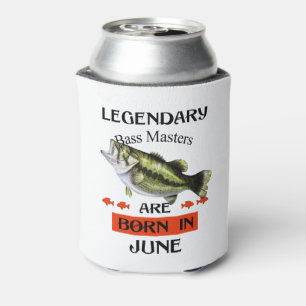 Legendary Bass Masters Are Born in June Can Cooler