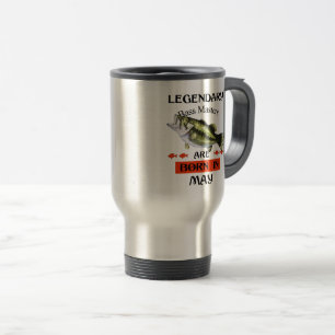 Legendary Bass Masters Are Born in May Travel Mug