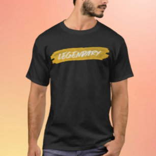 Legendary Brush Stroke Shirt – Bold Motivational