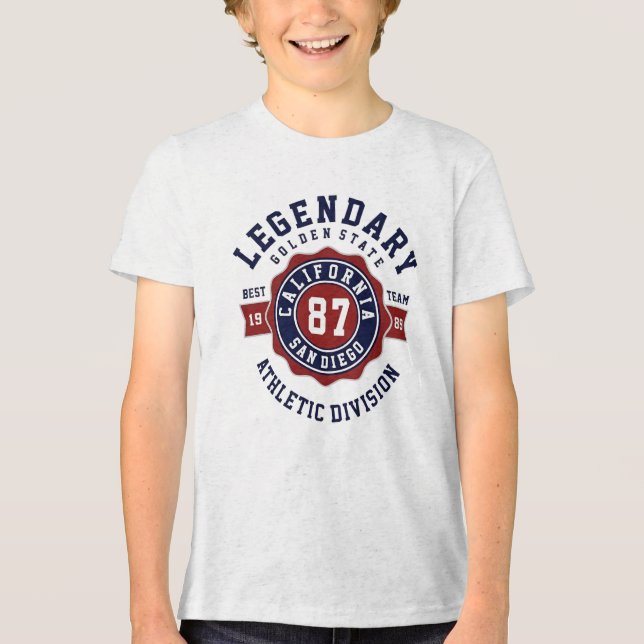 Legendary California 87 Tri-Blend Shirt (Front)