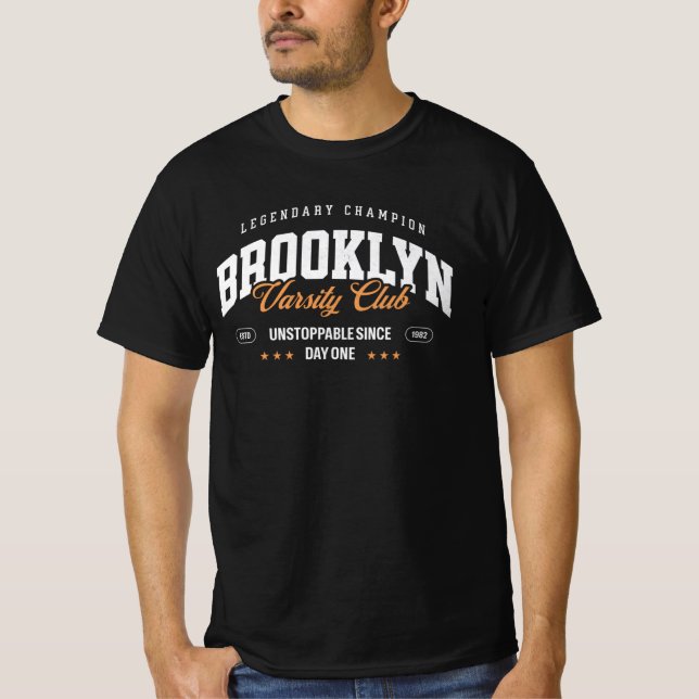 Legendary Champion Brooklyn Varsity  T-Shirt (Front)